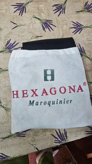 Bandolera piel auténtica Hexagona NUEVA