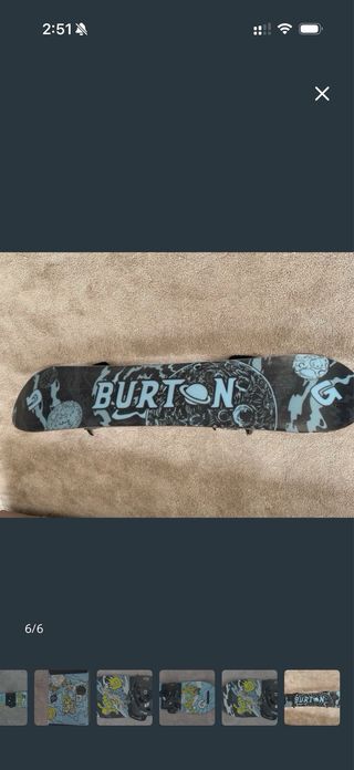 Tabla Snowboard Burton 120cm Niños + Fijaciones