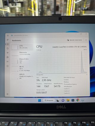 Portátil Dell Latitude 7480 Negro