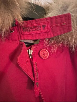 Woolrich Parka Rossa con Cappuccio