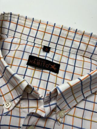 Camisa cuadros hombre talla 42