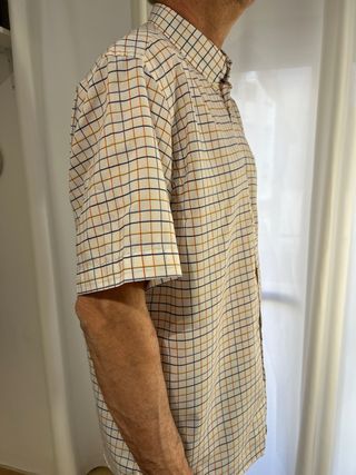 Camisa cuadros hombre talla 42