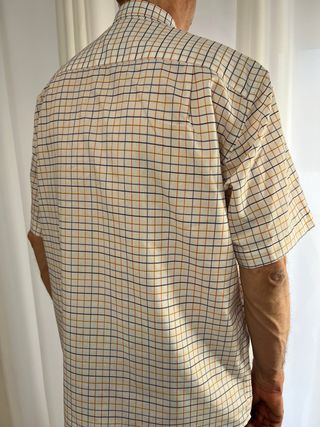 Camisa cuadros hombre talla 42