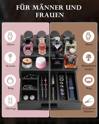 Expositor Lujo 4 Niveles Perfumes/Relojes