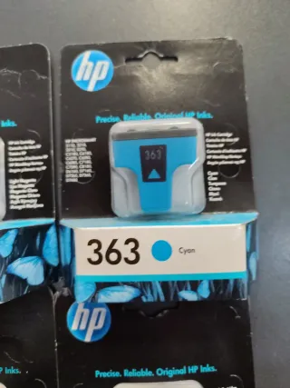 Lote 4 Tintas HP 363 Originales