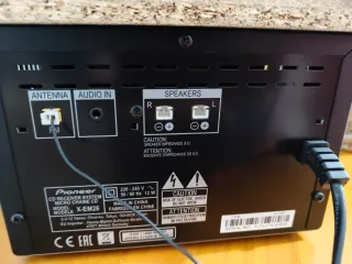 Equipo de música Pioneer negro