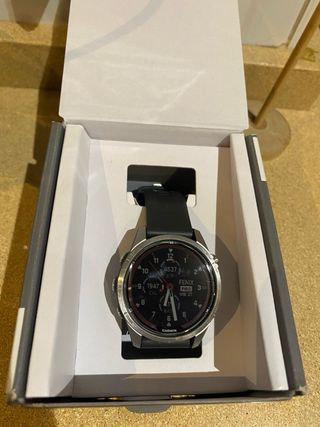 Reloj Garmin Fenix 7S Pro Solar Gris