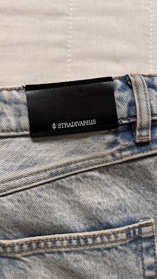 Falda vaquera larga Stradivarius