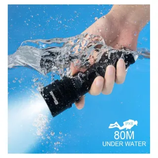 Linterna de Buceo GENWISS Negra