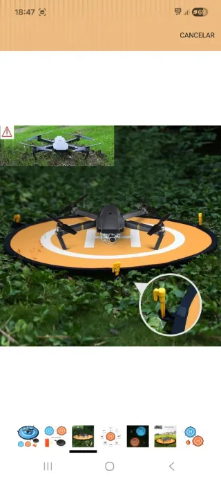 Pista di atterraggio per droni