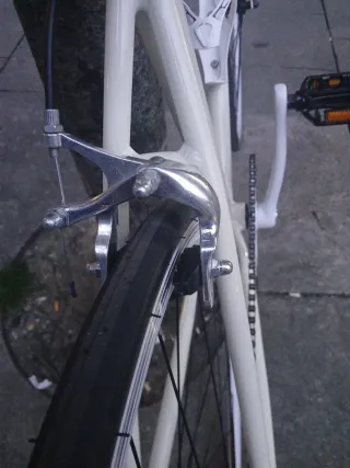 Bicicleta Fixie Blanca