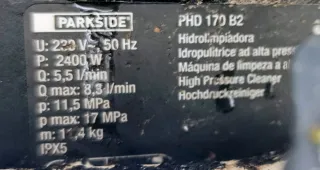 Hidrolimpiadora Parkside PHD 170 B2
