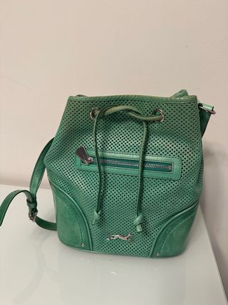 Bolso Bimba y Lola verde bombonera