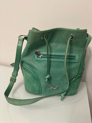 Bolso Bimba y Lola verde bombonera