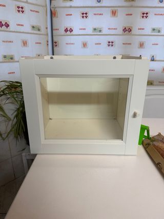 Vitrina Billy Ikea Cristal Madera Blanca