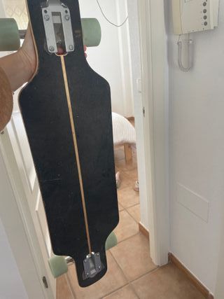 Monopatín Longboard Negro