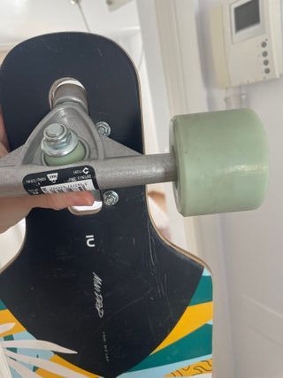 Monopatín Longboard Negro