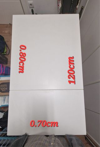 Mesa Comedor Cocina Ikea Blanca Madera