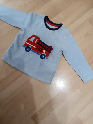 Pijama bebé camión bomberos 18-24 meses