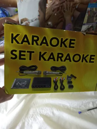 SilverCrest Karaoke Set con 2 Micrófonos