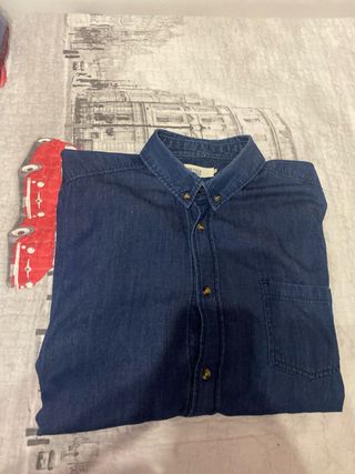 Camisa vaquera Cortefiel XL