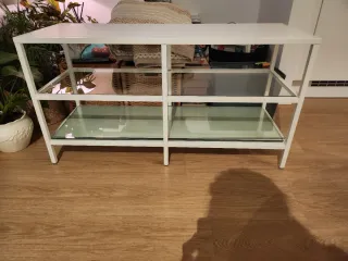 Urge!! Mueble TV Vittsjo Ikea Blanco Metal