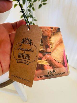 Sombrero Panamá Coral Fernández y Roche