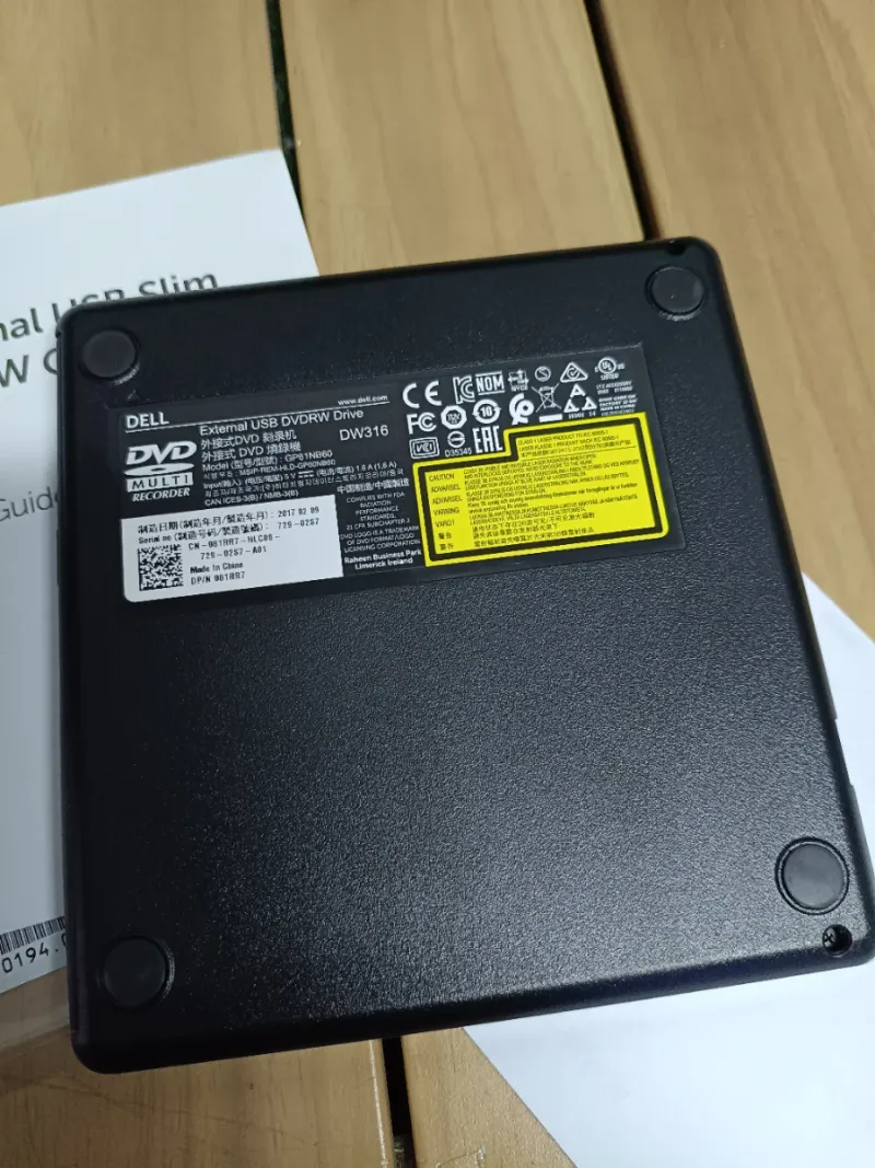 Dell Slim DW316 - Unidad DVD±RW (±R DL) / DVD-RAM afbeelding 6