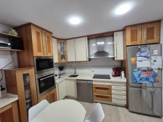 Muebles de cocina madera y metal