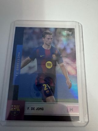 Cromo Fútbol Topps F. De Jong 138/199 FC Barcelona