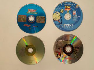 Lote 4 Juegos PC: Astérix, Toy Story 2, Lucky Luke