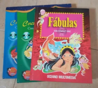 Tres libros clásicos, cuentos infantiles.