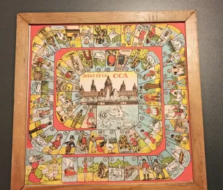 Antico gioco da tavolo Oca e Parchis