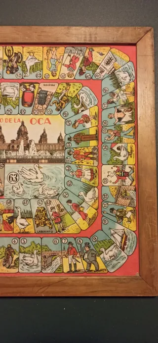 Antico gioco da tavolo Oca e Parchis