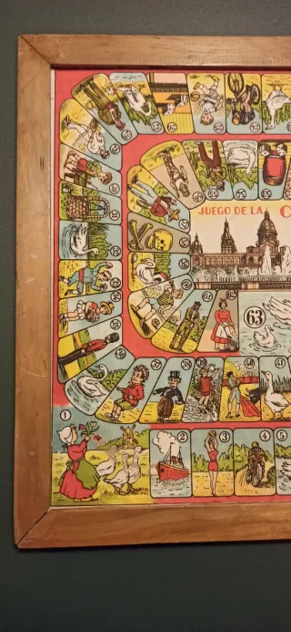 Antico gioco da tavolo Oca e Parchis