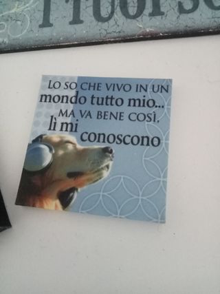 Lotto 3 Targhe Decorative da Parete