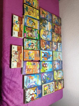 Lote Películas VHS Disney Dibujos