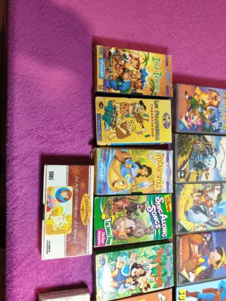 Lote Películas VHS Disney Dibujos