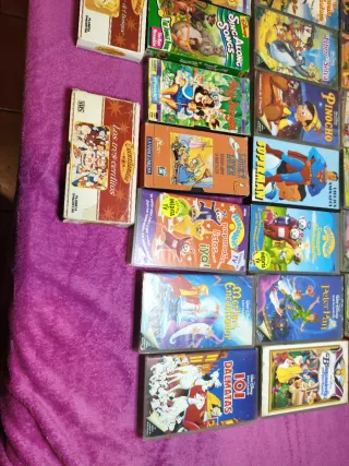 Lote Películas VHS Disney Dibujos