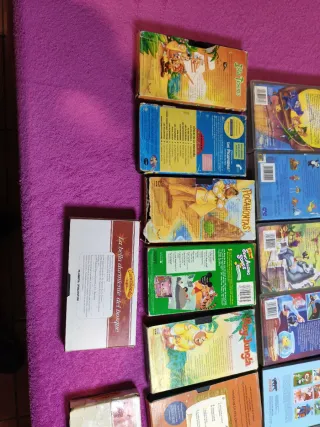 Lote Películas VHS Disney Dibujos