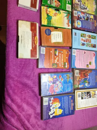 Lote Películas VHS Disney Dibujos
