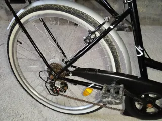 Precio negociable Bicicleta de paseo negra TOPLIFE