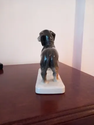 Perro Salchicha Porcelana Figura Decorativa