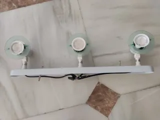 Espejo y foco de baño