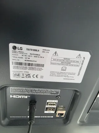 LG NanoCell LED AI 75 2025