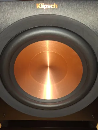 Subwoofer Klipsch Negro y Dorado