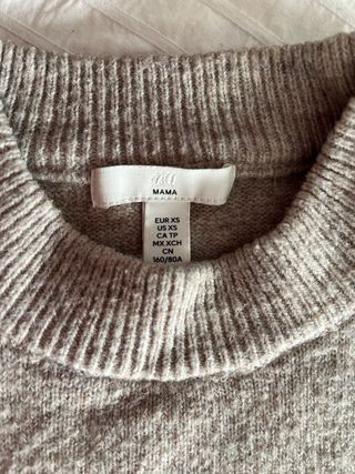 Conjunto premamá jersey y falda beige