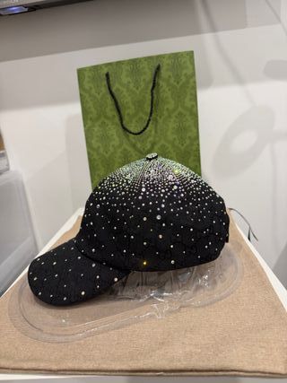 Gorra Gucci Swarovski Negra