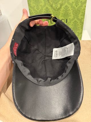 Gorra Gucci Swarovski Negra