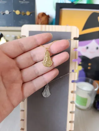 Collar virgen del Rocío en acero